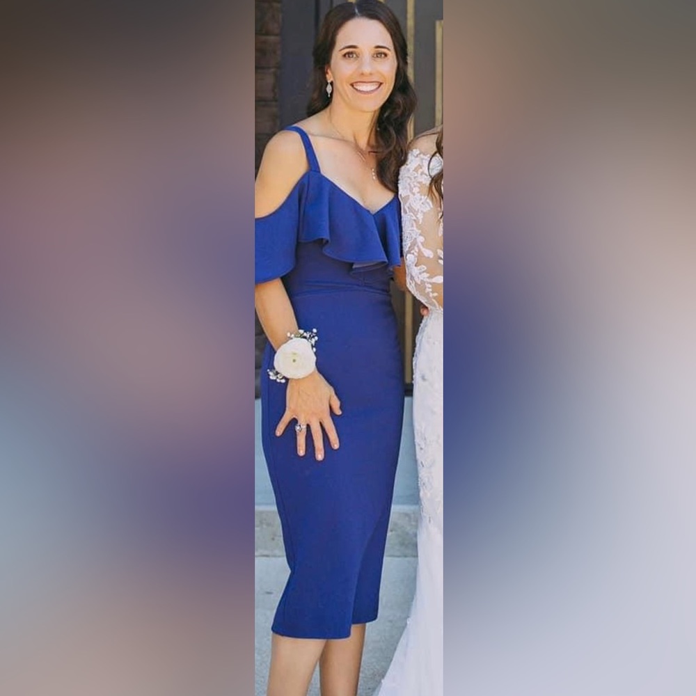 Rachel brand navy blue dress!  Size xs or size 0!